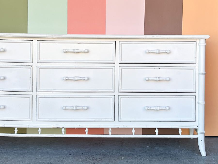 Century Faux Bamboo Dresser