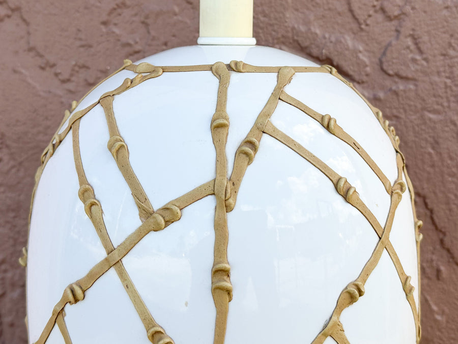 Faux Bamboo Icing Lamp