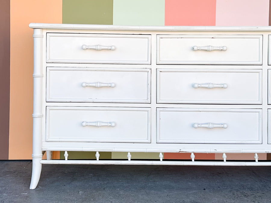 Century Faux Bamboo Dresser
