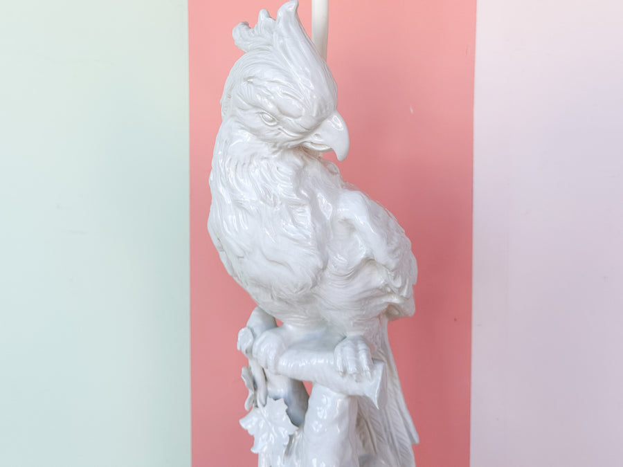 Large Tropical Chic Parrot Lamp