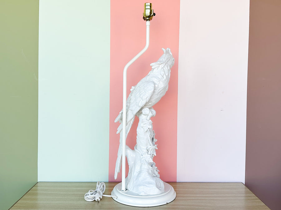 Large Tropical Chic Parrot Lamp