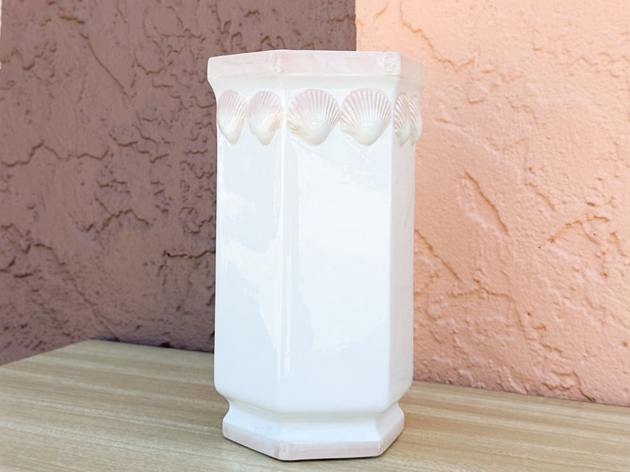 Italian Shell Vase
