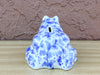 Blue and White Frog Piggy Bank