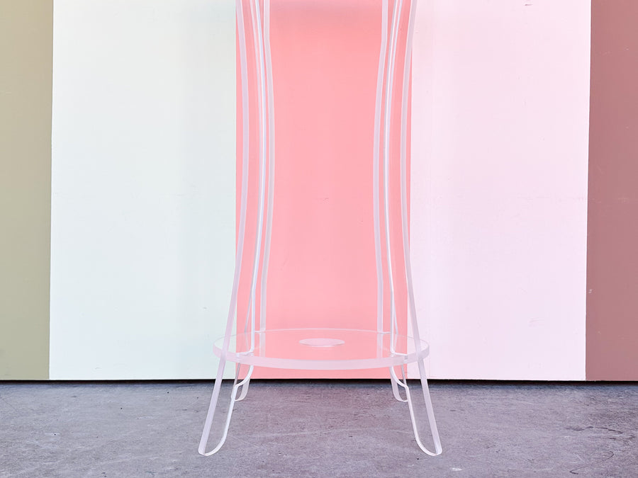 Tall Lucite Plant Stand