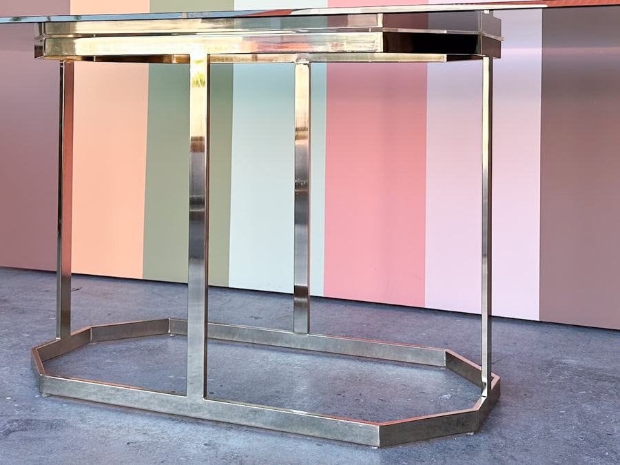 MCM Brass Octagon Dining Table