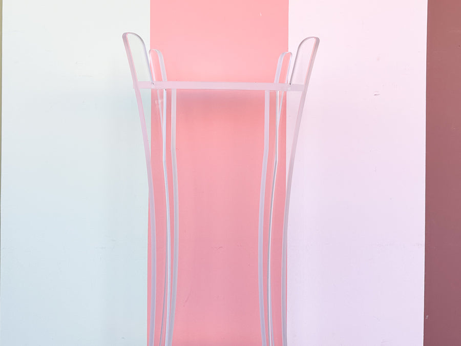 Tall Lucite Plant Stand
