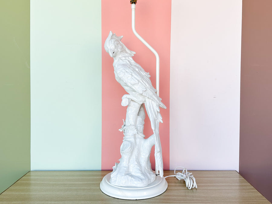 Large Tropical Chic Parrot Lamp