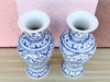 Pair of Blue and White Vases from Portugal