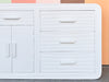 Coastal Chic Pencil Reed Dresser