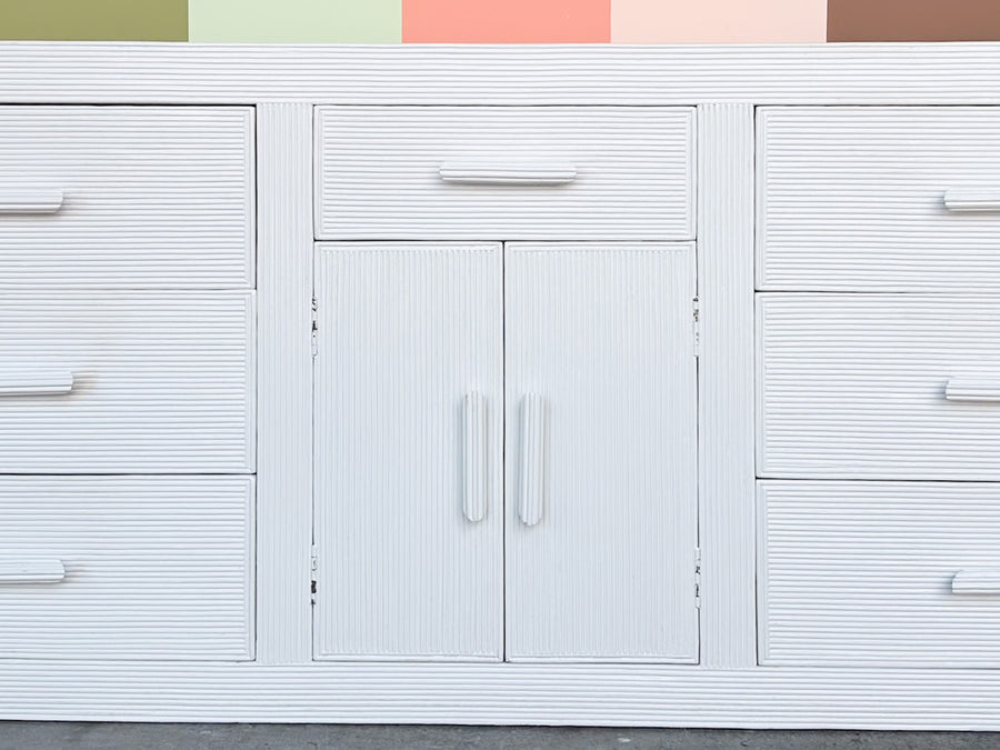 Coastal Chic Pencil Reed Dresser