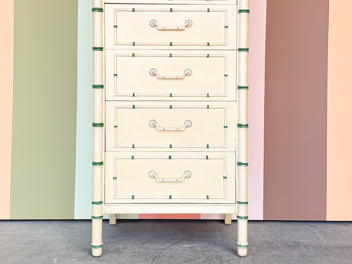 Thomasville Faux Bamboo Lingerie Chest