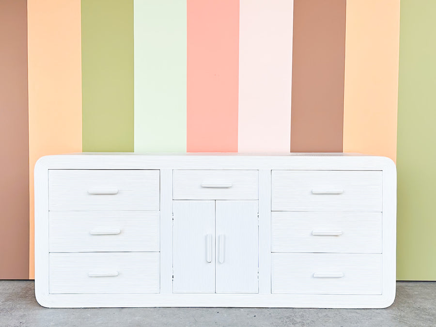 Coastal Chic Pencil Reed Dresser