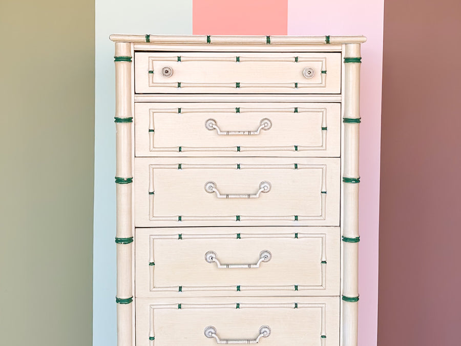 Thomasville Faux Bamboo Lingerie Chest