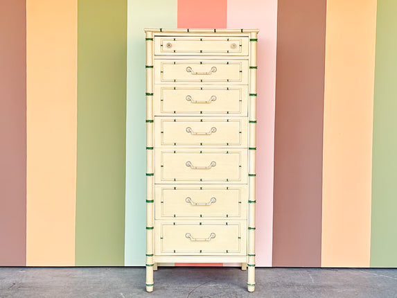 Thomasville Faux Bamboo Lingerie Chest