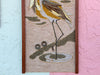 Pair of MCM Regency Gravel Bird Art