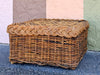 Braided Rattan Ottoman