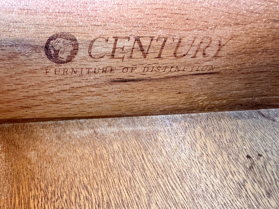 Pair of Century Faux Bamboo Nightstands