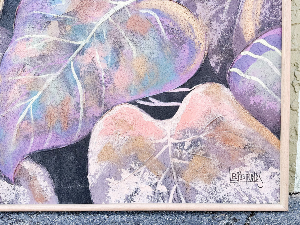 Lee Reynolds Signed Palm Painting