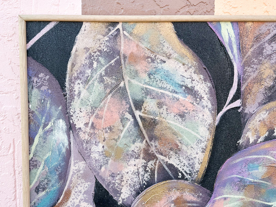 Lee Reynolds Signed Palm Painting