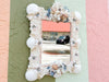 Beautiful Pink and Blue Shell Mirror