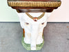 Bejeweled Ceramic Elephant Garden Seat