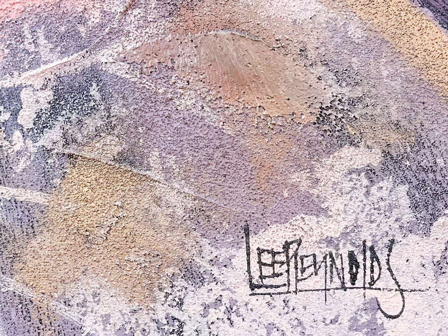 Lee Reynolds Signed Palm Painting