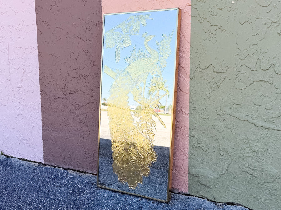 MCM Peacock Mirror