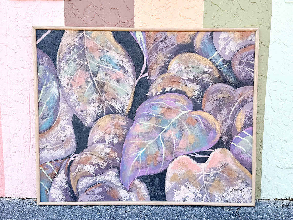 Lee Reynolds Signed Palm Painting