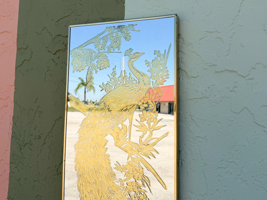 MCM Peacock Mirror