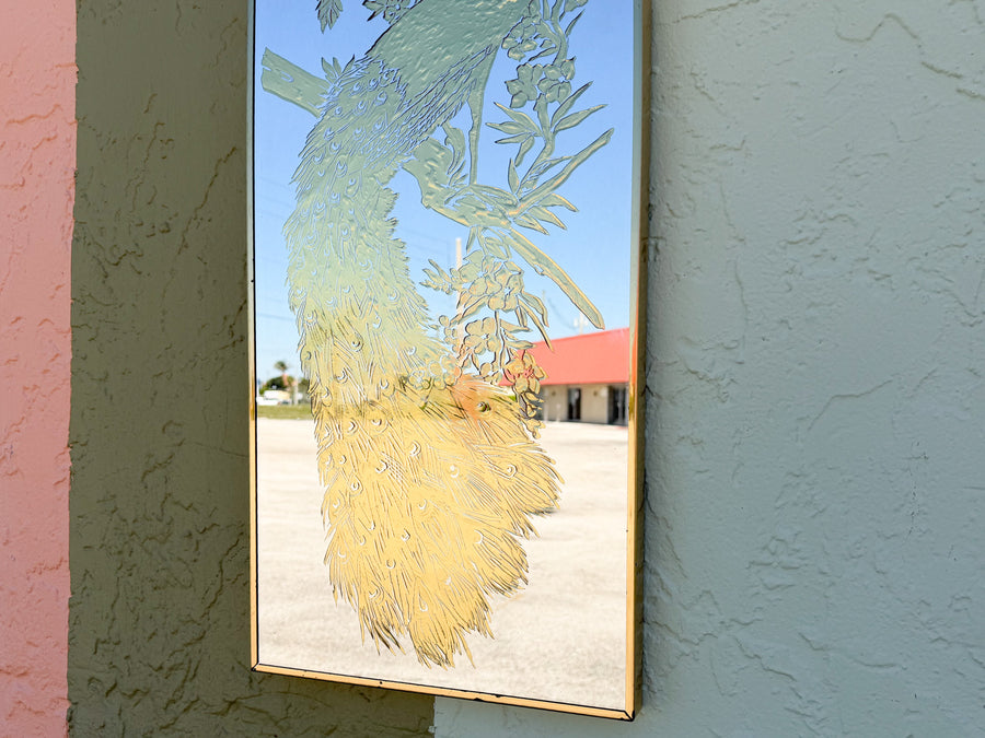 MCM Peacock Mirror