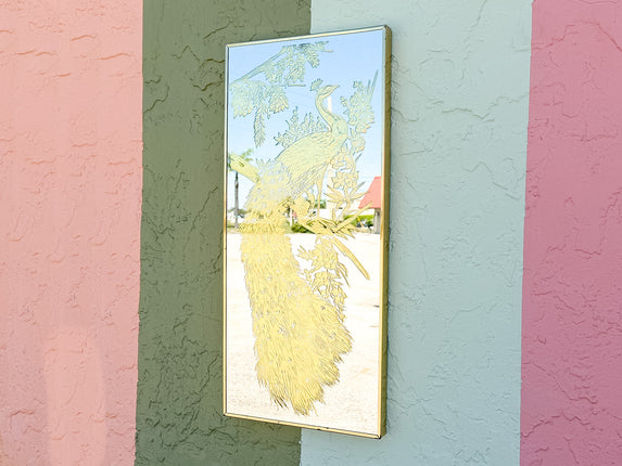 MCM Peacock Mirror