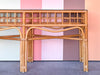 Old Florida Rattan Console