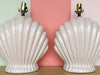 Pair of Coastal Shell Lamps