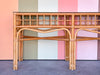 Old Florida Rattan Console