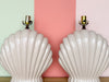 Pair of Coastal Shell Lamps
