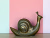 Adorable Brass Snail