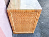 Coastal Style Rattan Wrapped Desk