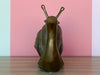 Adorable Brass Snail