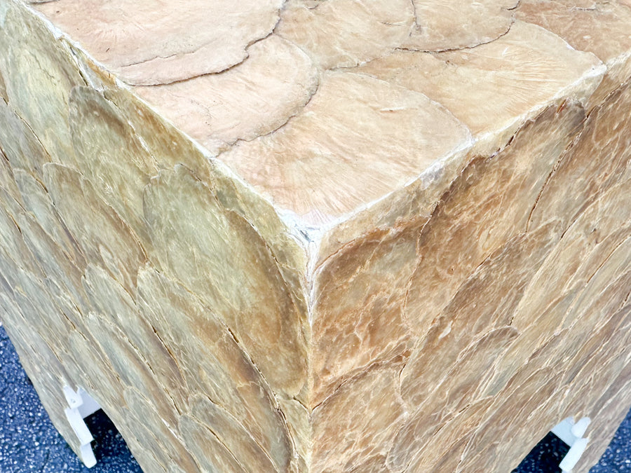 Capiz Shell Side Table
