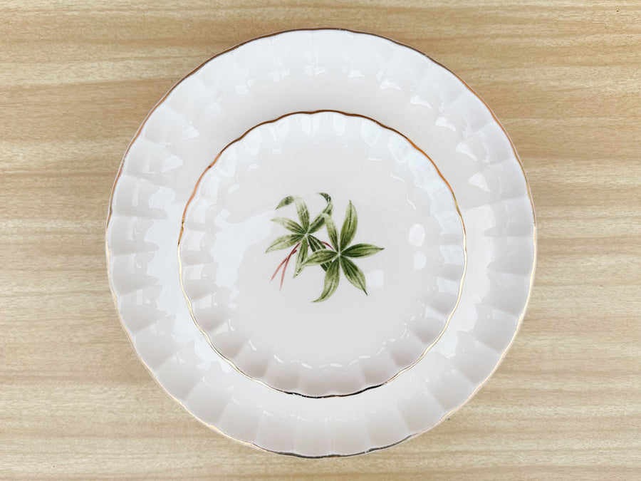 Kips Bay Set of Bamboo Dinner and Salad Plates