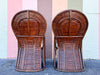 Pair of West Indies Style Bamboo Chairs