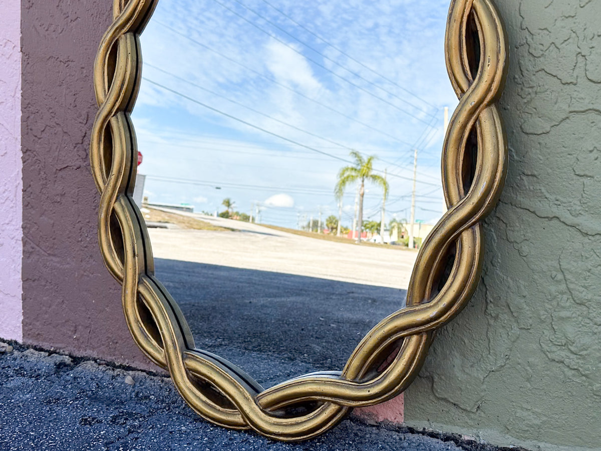 Regency Rope Weave Mirror