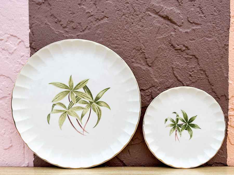 Kips Bay Set of Bamboo Dinner and Salad Plates