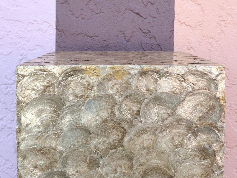 Capiz Shell Side Table