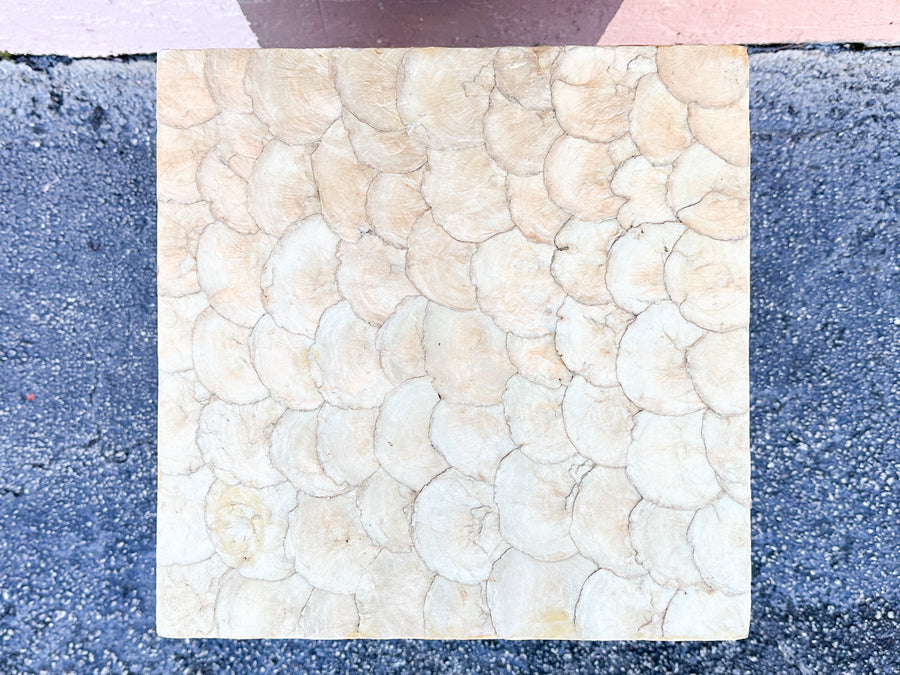 Capiz Shell Side Table