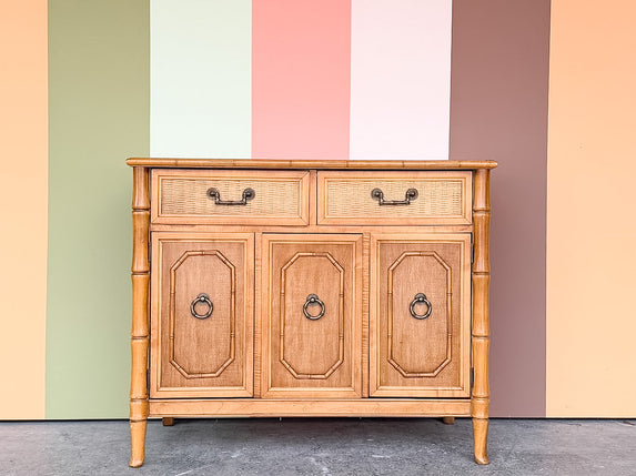 Broyhill Faux Bamboo Server