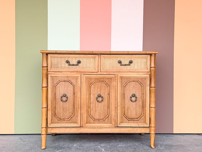Broyhill Faux Bamboo Server