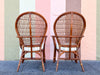 Pair of Whimsical Balloon Back Chairs