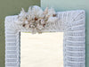 Wicker Chic Shell Mirror