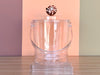 Brown Cone Shell Lucite Ice Bucket